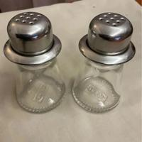 Set 2 Contenitori Sale e Pepe Vetro e Metallo IKEA