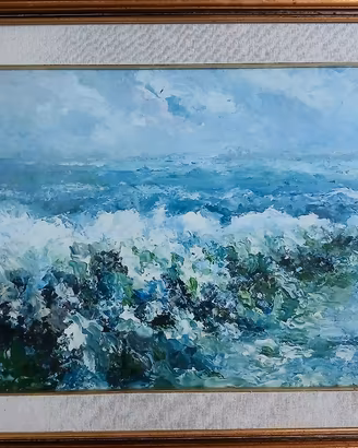 olio su tela 40x50 più cornice 