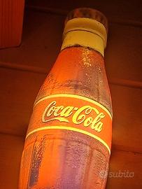coca cola lampada bottiglia da muro