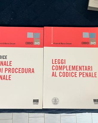 Codice penale, di procedura penale, leggi compleme
