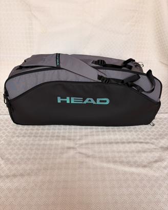 Borsa tennis HEAD Pro X Duffle Bag L grigio/nera