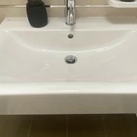 Specchio contenitore + lavabo per bagno