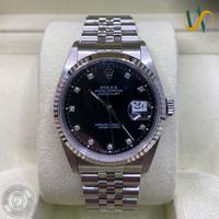 Rolex Datejust Ref.16234 -Nero diamanti -full set