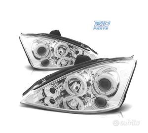 FARI PER FORD FOCUS 98-01 ANGEL EYES FONDO CROMATO