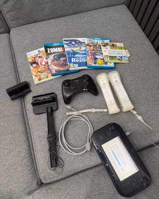 Wii U + giochi e controllers
