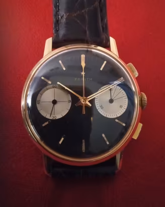 Zenith cronografo 146 DP oro 18k Black Dial