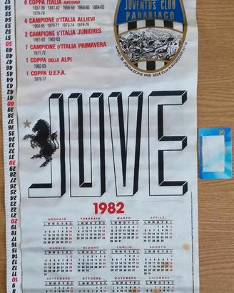 Calendario 1982 Juventus Club Parabiago