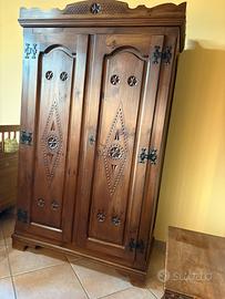 Camera  in legno stile val varaita