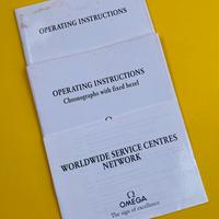 Omega Speedmaster 1861/1863 libretti anno 2000