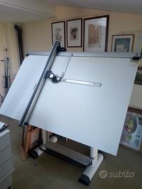 tavolo da disegno tecnigrafo BIEFFE professionale