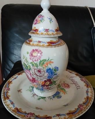 vaso piatto Depos arredamento vintage arte antico