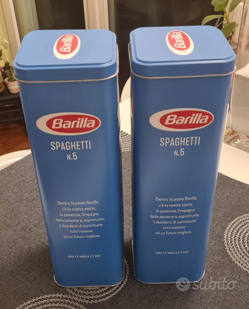 1 scatola in latta per spaghetti Barilla nuova - Arredamento e Casalinghi  In vendita a Milano