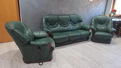 Divano letto  in vera pelle della Chateau d"Ax  