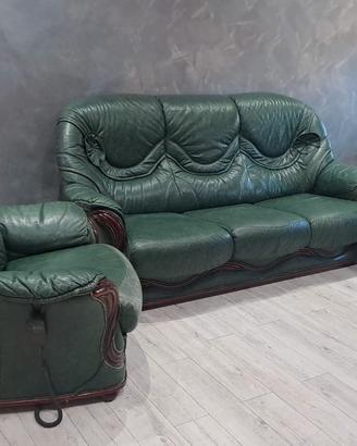Divano letto  in vera pelle della Chateau d"Ax  