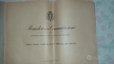 Carta delle comunicazioni postali del regno