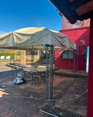 gazebo in ferro pesante 3x3mt 