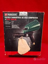 Pistola sabbiatrice aria compressa Compressore