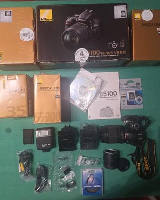 Nikon D5100 kit completo