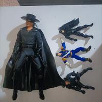 Lot Zorro 4 vintage Playmates Giochi Preziosi