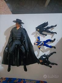Lot Zorro 4 vintage Playmates Giochi Preziosi