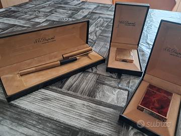 accendini dupont con penna stilografica 