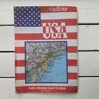 Carta Stradale Stati Uniti USA Gulliver