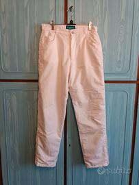 Pantaloni da sci neve bianchi donna Belfe & Belfe