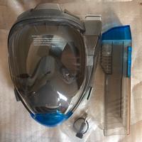 Maschera da nuoto/sub con unico vetro