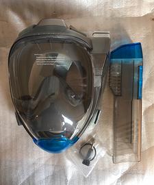Maschera da nuoto/sub con unico vetro