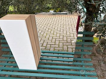 Specchiera bagno (Mondo Conven,) + faretto led=50€