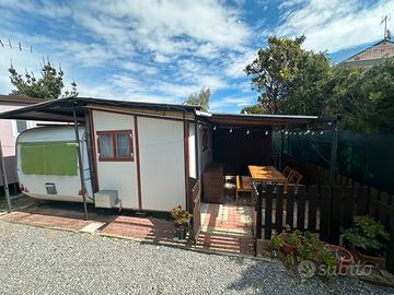 Bungalow casetta roulotte in campeggio