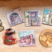 Lotto 7 calamite a tema L’Aquila e Abruzzo