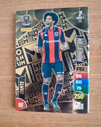 card Panini Adrenalyn Ligue1 France DANTE