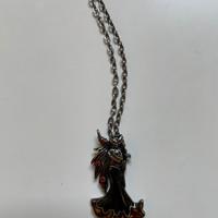 Collana fantasy con ciondolo fata