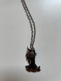 Collana fantasy con ciondolo fata