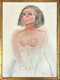 Bruno cassinari litografia quadro