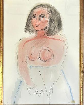 Bruno cassinari litografia quadro