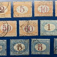 REGNO 1870-1890-1894-1903 cifra entro ovale - Segn