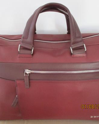 Borsa "Pquadro" "Bologna" originali.Borsa cuoio
