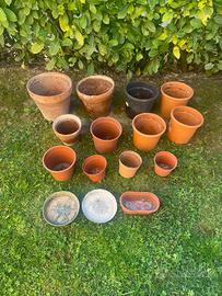 Vasi coccio e plastica