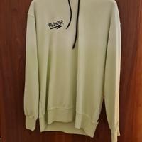 Felpa Disclaimer verde lime