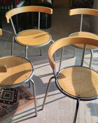 Set di 4 sedie IKEA Korpo di Lars Norinfer
