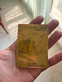 Mega Charizard EX Gold – Carta Pokémon
