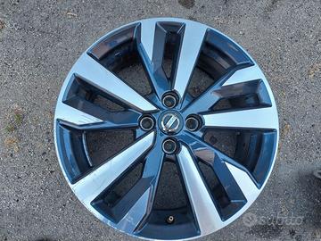 4 cerchi in lega originali Nissan da 17 pollici