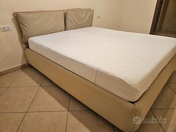 Letto contenitore e materasso in Memory foam