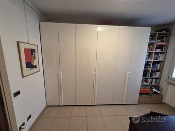 Armadio laccato bianco