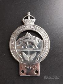 RARO - Badge Auto "REAAA" -ANNI 1930/40