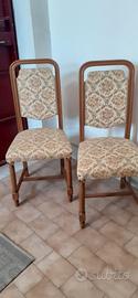 2 sedie per tavolo in salotto o sala pranzo