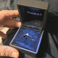 Anello di fidanzamento Hearteye 3.5 mm con Diamant