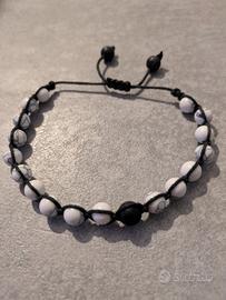 Braccialetto artigianale Shamballa 